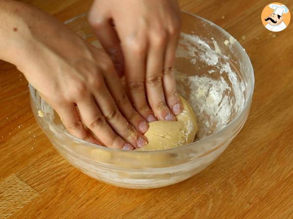 Ciasteczka Twix z karmelem i mleczną czekoladą - Przygotowanie krok 2