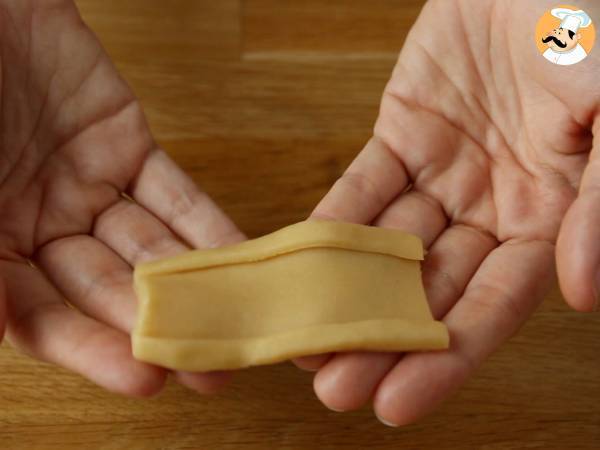 Ciasteczka Twix z karmelem i mleczną czekoladą - Przygotowanie krok 5
