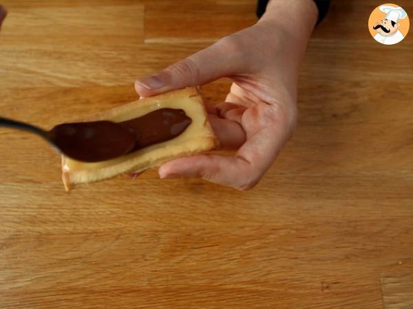 Ciasteczka Twix z karmelem i mleczną czekoladą - Przygotowanie krok 9