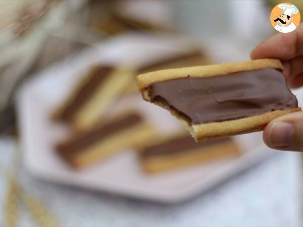 Ciasteczka Twix z karmelem i mleczną czekoladą - Przygotowanie krok 10