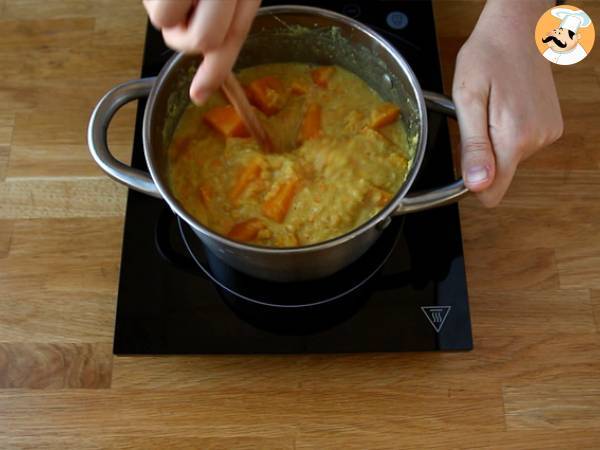 Zupa z dyni piżmowej i soczewicy koralowej - Przygotowanie krok 2