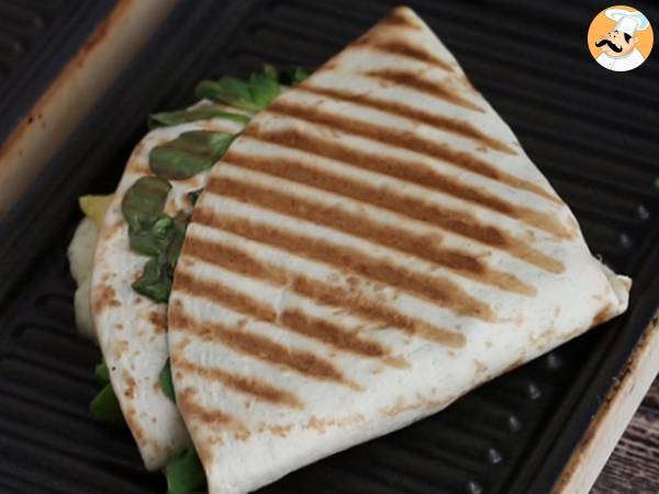Grzanka w stylu brunchowym - Tortilla Wrap Hack - Przygotowanie krok 6
