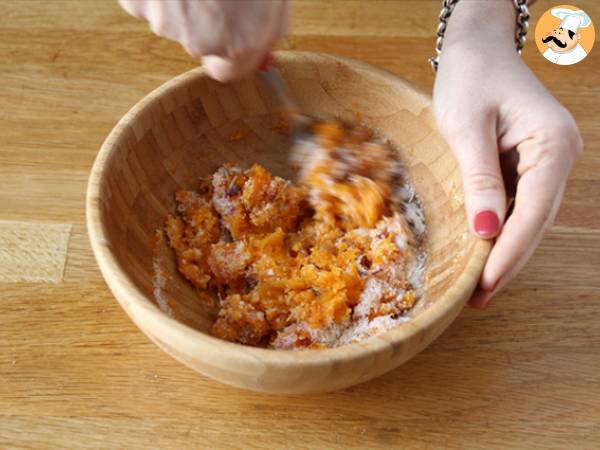 Kruszonka z dyni butternut z orzechami laskowymi - Przygotowanie krok 2
