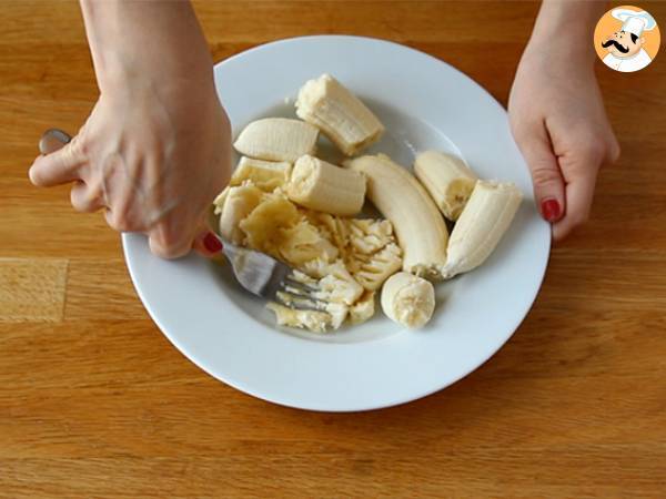 Ciasto bananowo-czekoladowe - wegańskie i bezglutenowe - Przygotowanie krok 1