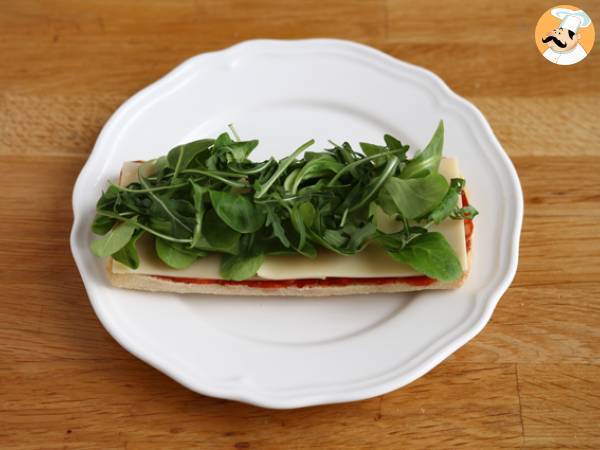 Panini z chorizo i serem Emmental - Przygotowanie krok 3