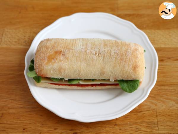 Panini z chorizo i serem Emmental - Przygotowanie krok 4