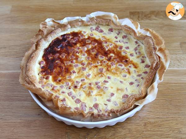 Niskotłuszczowa quiche z szynką, serem i jogurtem! - Przygotowanie krok 4