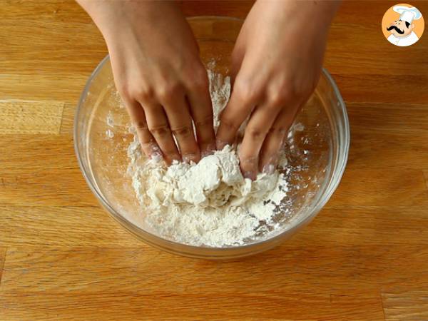 Gyozas z kurczakiem, marchewką i pieczarkami - Przygotowanie krok 1