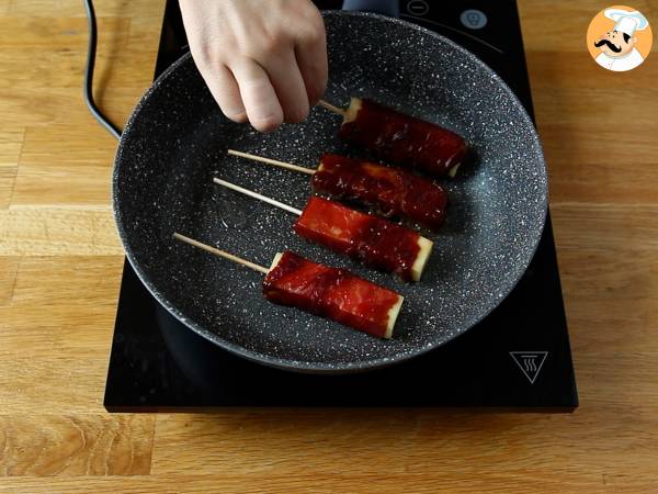 Szaszłyki wołowe Yakitori z serem - Przygotowanie krok 7