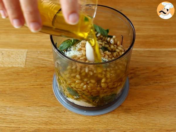 Domowe zielone pesto - pesto alla genovese - Przygotowanie krok 2