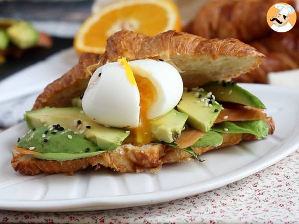 Kanapka brunchowa z croissantem - Przygotowanie krok 6