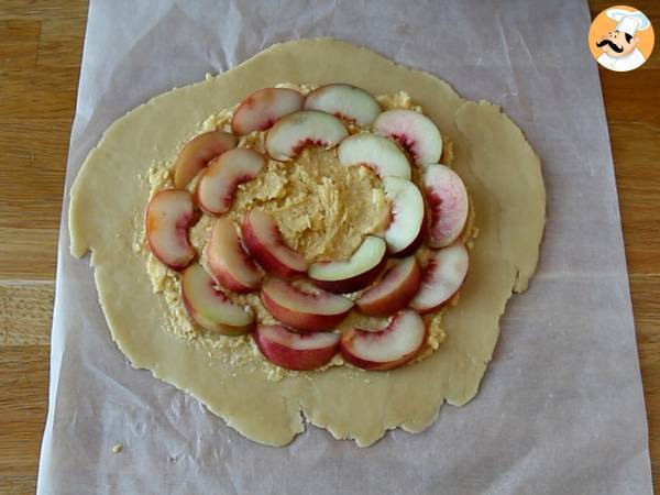 Rustykalna tarta z brzoskwiniami i rozmarynem - Przygotowanie krok 5