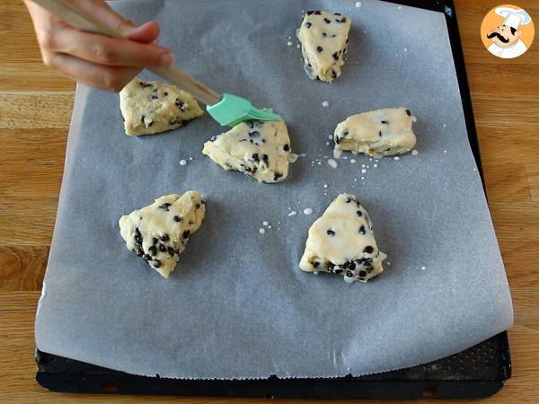 Łatwe i bardzo puszyste scones czekoladowe - Przygotowanie krok 6