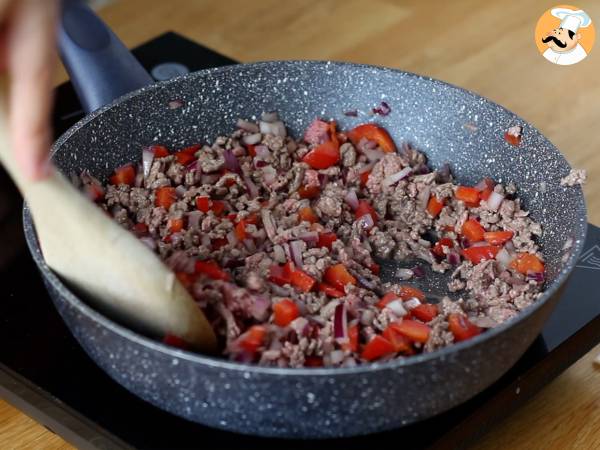 Tacos samoussas z mięsem mielonym - Przygotowanie krok 2
