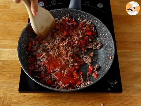 Tacos samoussas z mięsem mielonym - Przygotowanie krok 3
