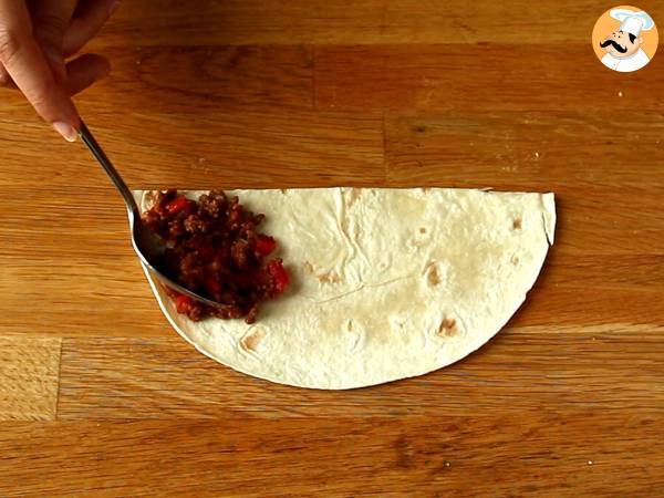 Tacos samoussas z mięsem mielonym - Przygotowanie krok 4