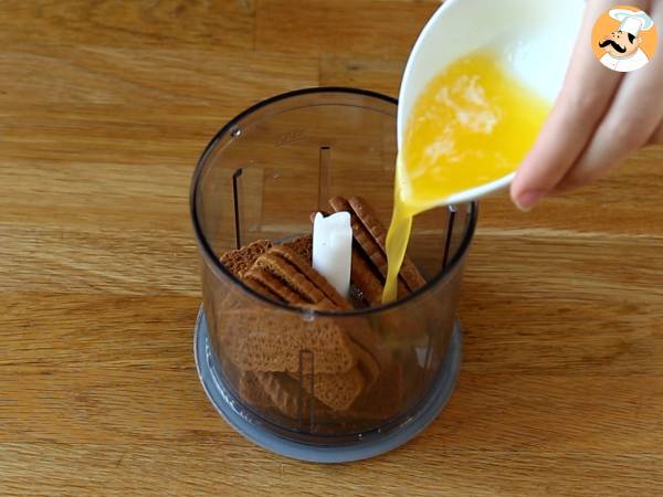 Sernik bez pieczenia z herbatnikami speculoos - Przygotowanie krok 1