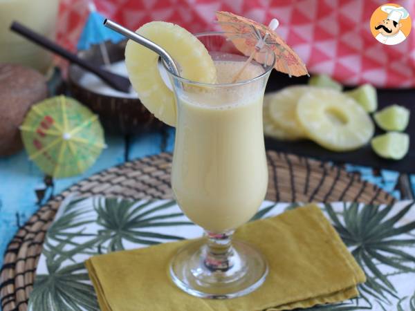 Szybka bezalkoholowa piña colada - Przygotowanie krok 2