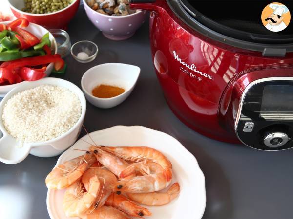 Superszybka paella z Cookeo - Przygotowanie krok 1