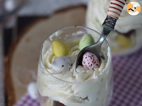 Wielkanocne verrines z brownie i bitą śmietaną - Przygotowanie krok 7