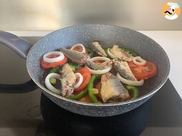 Łatwa i tania moqueca z sardynek - Przygotowanie krok 1