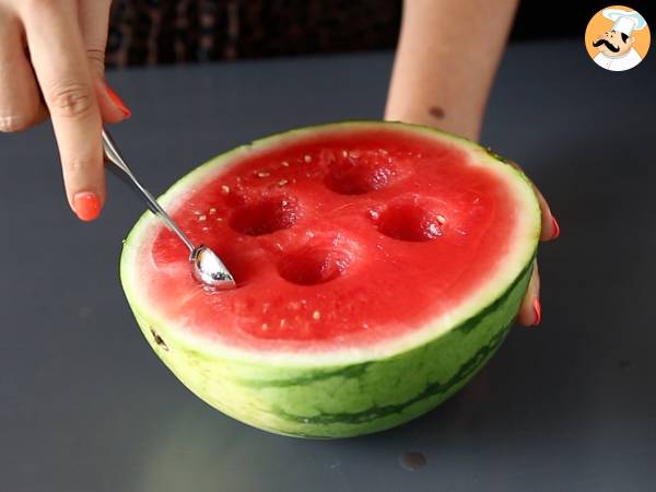 Frosé z arbuza: super orzeźwiający koktajl granita z różowym winem! - Przygotowanie krok 1