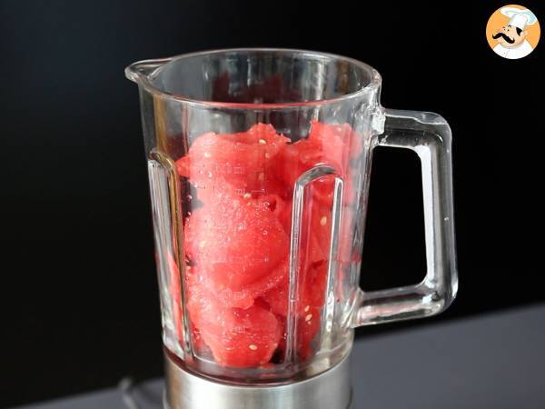 Frosé z arbuza: super orzeźwiający koktajl granita z różowym winem! - Przygotowanie krok 2