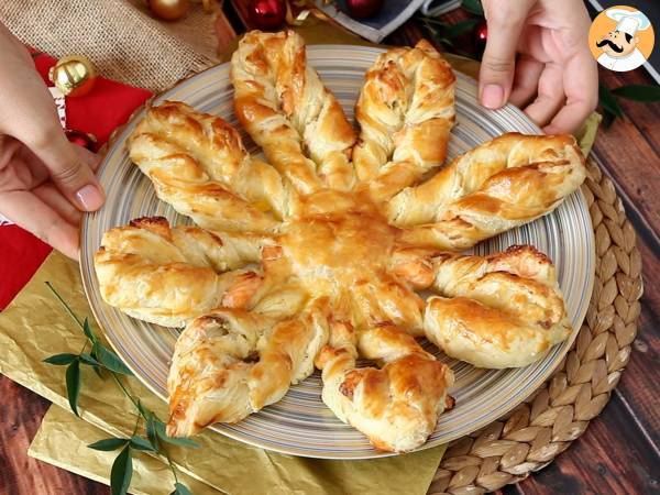 Kruche ciasto z łososiem i serkiem śmietankowym, idealne na przekąskę na aperitif - Przygotowanie krok 8
