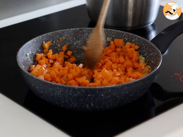 Dyniowe risotto, delikatne i idealne pierwsze danie na jesień - Przygotowanie krok 2
