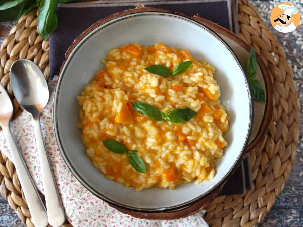 Dyniowe risotto, delikatne i idealne pierwsze danie na jesień - Przygotowanie krok 7