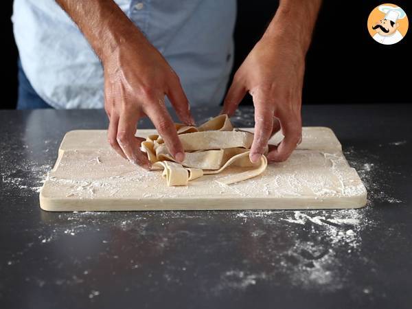 Domowe pappardelle jajeczne: przepis wyjaśniony krok po kroku - Przygotowanie krok 8
