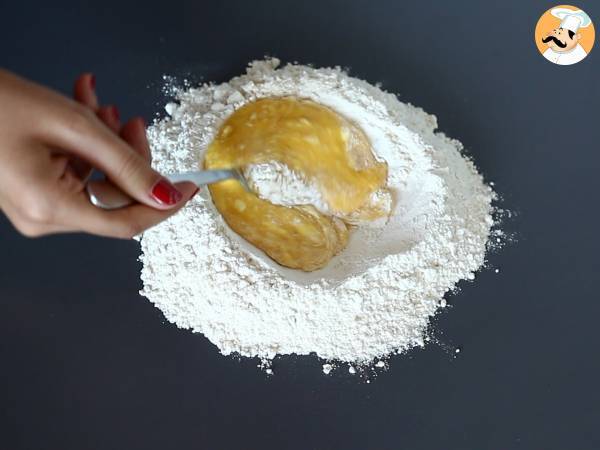 Domowe tagliatelle, procedura wyjaśniona krok po kroku - Przygotowanie krok 2