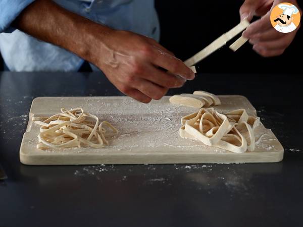 Domowe tagliatelle, procedura wyjaśniona krok po kroku - Przygotowanie krok 7