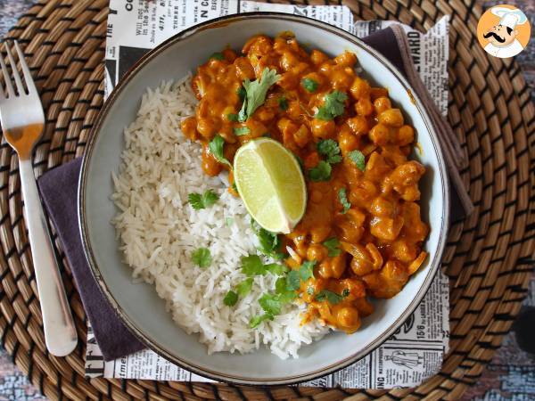 Curry z ciecierzycy - wegański przepis dla smakoszy - Przygotowanie krok 4