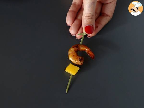 Krewetki i mango w verrines na słodko-pikantny aperitif - Przygotowanie krok 5
