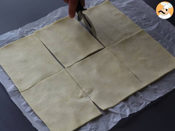 Ciastka ze szparagami, szynką i serem topionym - Przygotowanie krok 3