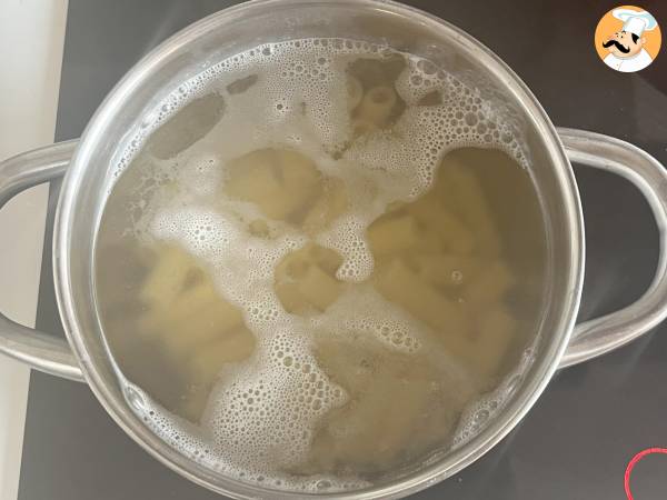 Makaron sycylijski z bakłażanem, łatwa i lekka wersja - Pasta alla Norma - Przygotowanie krok 5