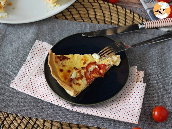 Wegetariańska quiche z pomidorami i fetą, idealna na piknik! - Przygotowanie krok 6