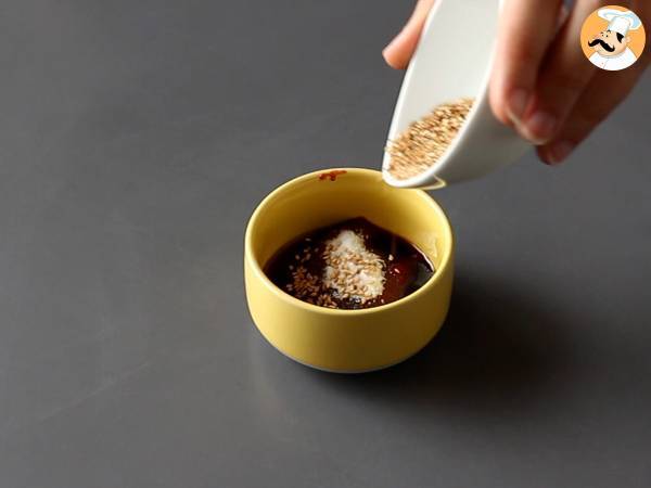 Pikantny koreański sos gochujang do Bibimbap - Przygotowanie krok 1