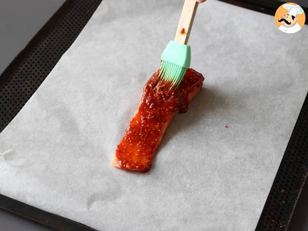 Łosoś po koreańsku z sosem gochujang gotowy w 8 minut - Przygotowanie krok 3