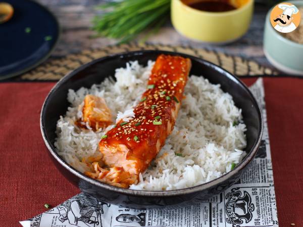 Łosoś po koreańsku z sosem gochujang gotowy w 8 minut - Przygotowanie krok 5