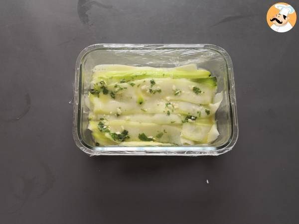 Marynowana cukinia, idealne warzywne carpaccio na lato! - Przygotowanie krok 6