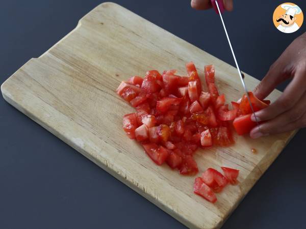 Patacones, kolumbijskie tosty z babki lancetowatej z guacamole i pomidorami - Przygotowanie krok 3