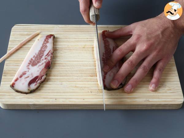 Makaron all'amatriciana, tradycyjny przepis wyjaśniony krok po kroku - Przygotowanie krok 1