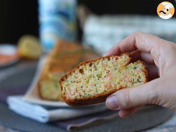 Ciasto z wędzonym łososiem, cytryną i szczypiorkiem - Przygotowanie krok 7