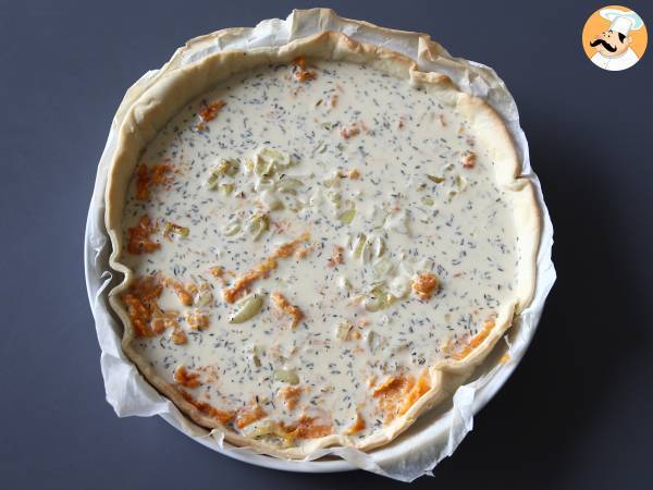 Quiche z dyni, prosty i skuteczny posiłek - Przygotowanie krok 4