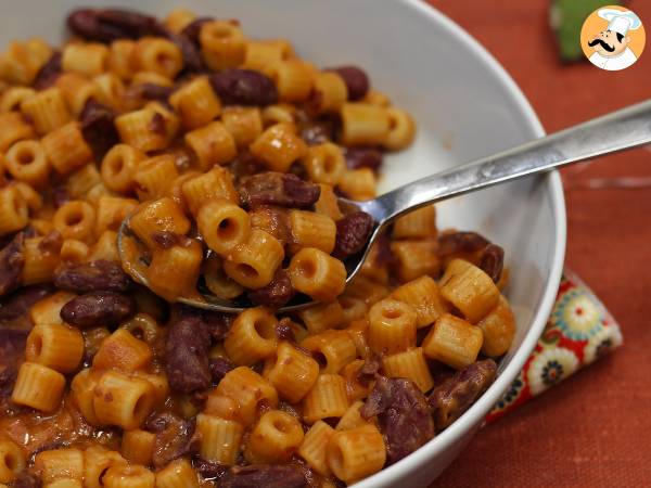 Pasta e fagioli, szybki i kremowy przepis - Przygotowanie krok 6