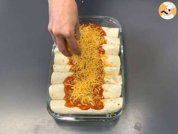 Wegetariańskie enchiladas - Przygotowanie krok 4