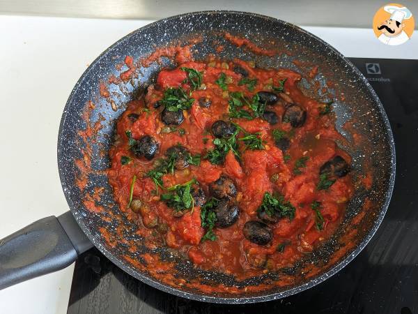 Spaghetti alla puttanesca - szybkie i smaczne pierwsze danie - Przygotowanie krok 4