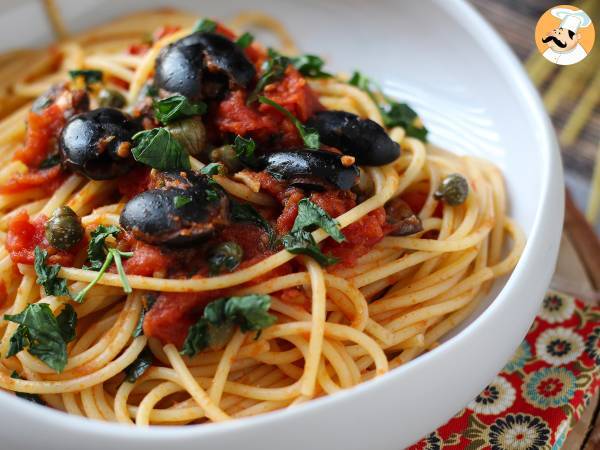 Spaghetti alla puttanesca - szybkie i smaczne pierwsze danie - Przygotowanie krok 6